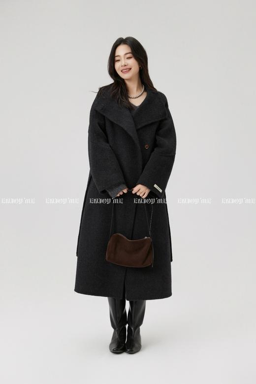 【门店同款】ENJOY冬季“暖冬知性”小立领收腰长款大衣 168144139 商品图6