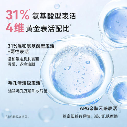 稚优泉（CHIOTURE）氨基酸型卸妆洁面慕斯泡沫洗卸二合一深层清洁毛孔 商品图2