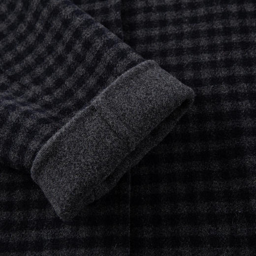 QH967斯尔丽25新款松弛感廓形显瘦OVERSIZE时尚V领配围巾中长大衣 商品图6