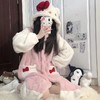 珊瑚绒苏州家居服2024秋冬季新款套装长款加绒加厚睡衣厂家直销 商品缩略图0