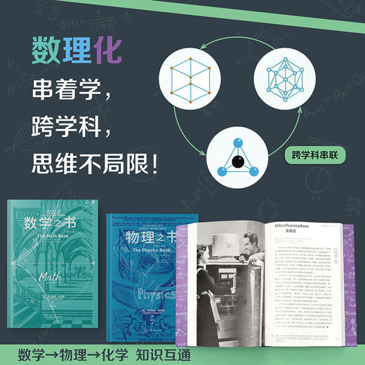 里程碑书系—学好数理化，走遍天下都不怕!（三本组）数学之书 物理之书 化学之书 商品图3