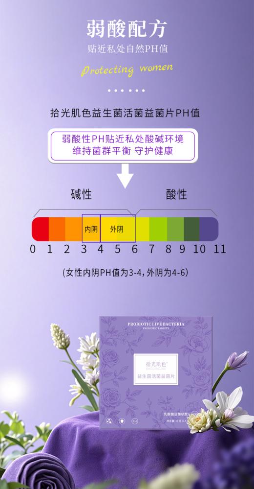 【拾光肌色】130亿 益生菌活菌 益菌片 商品图4
