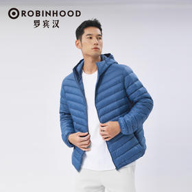 【反季99.9元清仓】罗宾汉运动情侣款休闲轻薄连帽羽绒服-R138Y51132
