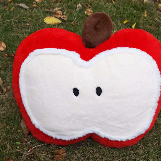 45cm红苹果坐姿靠垫沙发客厅床上毛绒玩偶公仔抱枕-纪念日百货门店同款166745918 商品图3