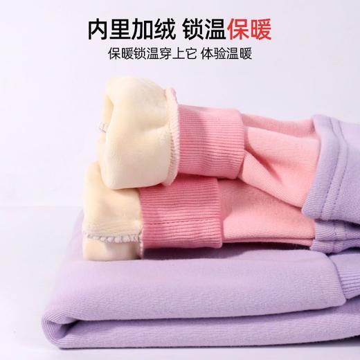 迪士尼女童冬季加绒加厚卫衣女孩冬款假两件打底衫儿童冬装上衣 商品图6