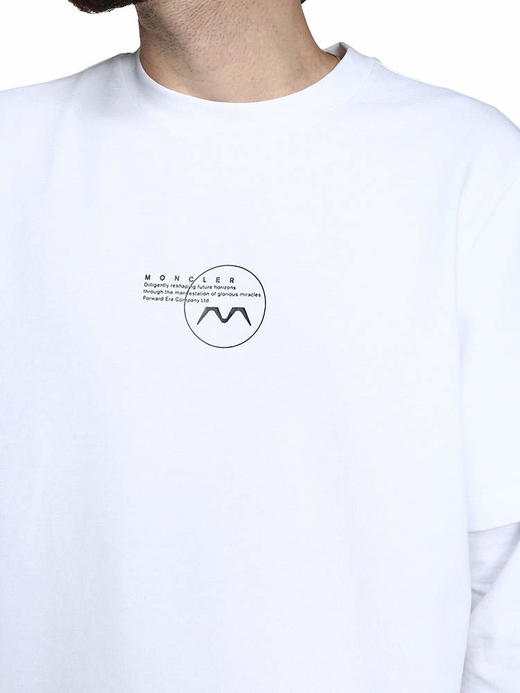 【超惠秒】Moncler 盟可睐 男士弹棉分段束袖T恤/卫衣 11950 商品图6