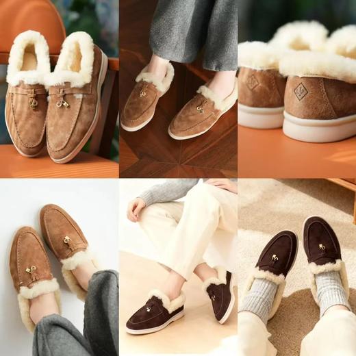 皮毛一体流苏乐福鞋 A-5606 商品图1