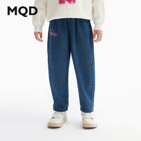 【MQD】童装女童水洗牛仔裤春秋款宝宝裤子儿童宽松长裤休闲裤