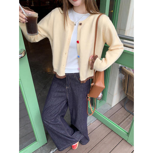 【169元任选2件】现货！ 韩系长袖针织开衫 商品图3