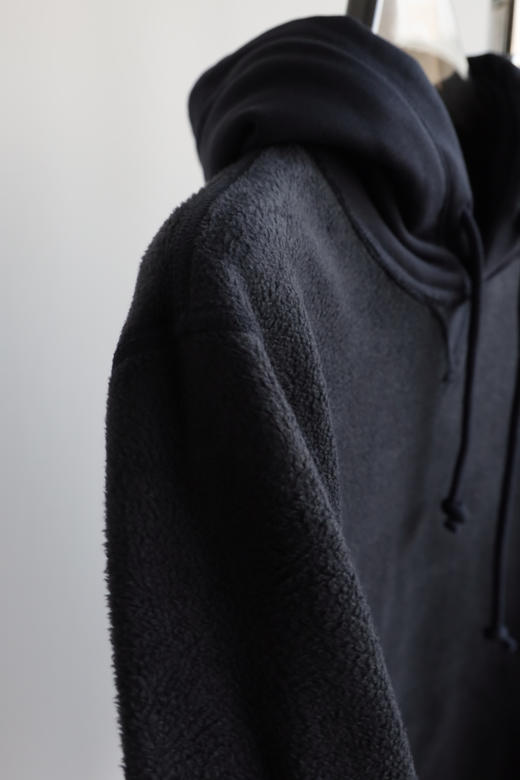 R.R.L 秋冬加绒厚款 连帽字母卫衣 WY005 商品图5