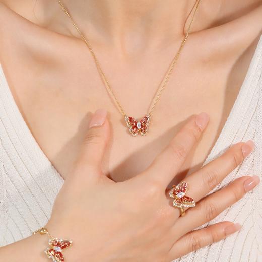 【绫蝶】红蝶项链·缘起东方，一蝶惊鸿 商品图2