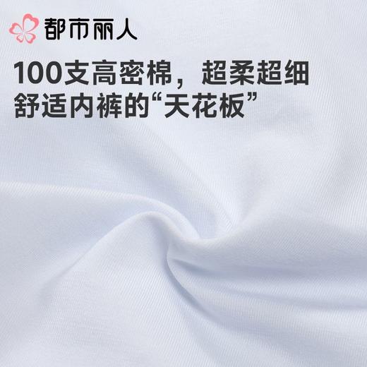 都市丽人女士内裤100支棉平角裤纯棉系列LKC5G9 商品图6
