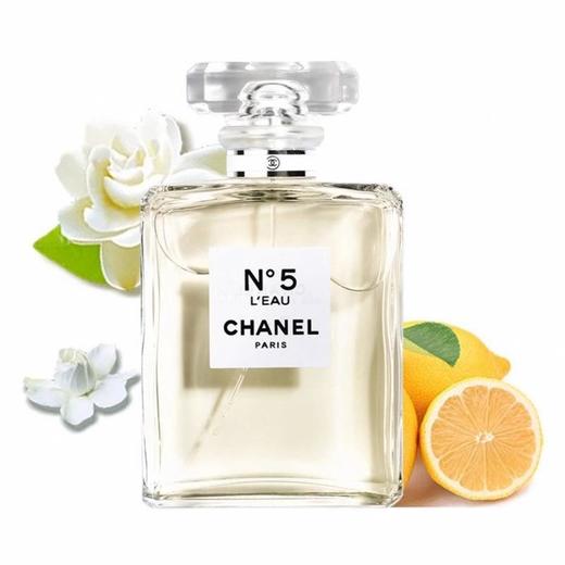 【送礼袋】CHANEL/香奈儿五号之水N5淡香 香水100ml+香奈儿双头唇釉唇蜜小样2ml+1.5ml 香港直邮 商品图2