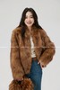 【门店同款】ENJOY冬季“游牧漫寻”琥珀流光皮草外套 168145094 商品缩略图0