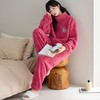 睡衣冬季男女情侣款2024珊瑚绒居家服加绒加厚可外穿套装情侣装 商品缩略图0