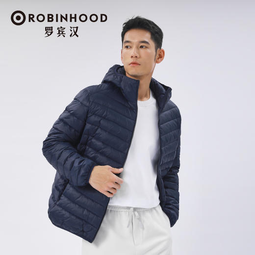 罗宾汉运动情侣款休闲轻薄立领羽绒服-R138Y51132 商品图2