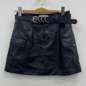 NC配皮带简约百搭皮半裙51031（黑）冬季 954011900321