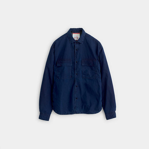 A KIND OF GUISE x nanamica Insulated shirt日本制蓝染夹棉衬衫 商品图4