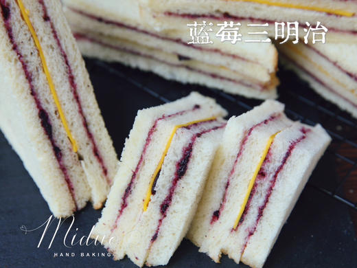 厚酱蓝莓三文治 商品图0