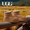 澳洲UGG厚底民族风短筒羊皮毛一体雪地靴 商品缩略图1