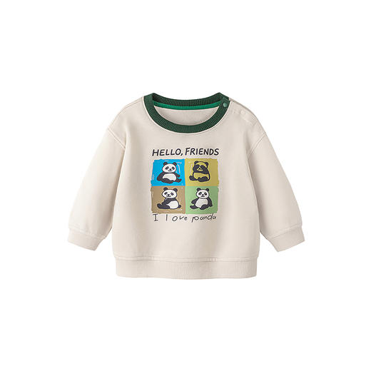 迷你巴拉巴拉男女童宝宝卫衣复古熊猫柔软亲肤舒适不易变形春新品 商品图4