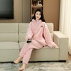 新款珊瑚绒睡衣加厚休闲时尚可爱外穿上衣加裤子套装家居服 商品缩略图3