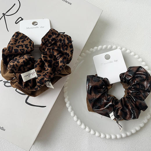chic豹纹对装发圈-纪念日百货门店同款167997463 商品图4