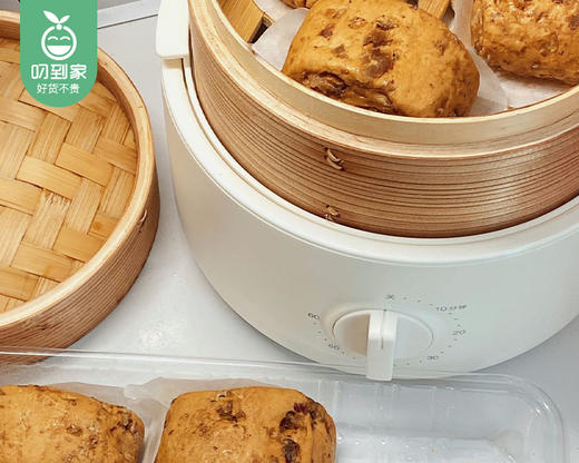 【预售-12月29日配送】馒趣手工每日坚果红糖馒头/1包（6个，共380g）生产日期：11月1日左右 商品图1