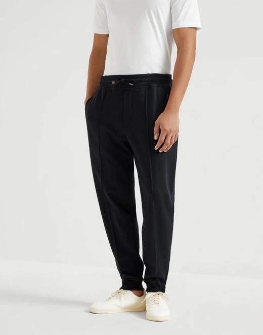 男款棉质松紧腰运动长裤 可配套装he006 商品图4