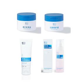 雪玉 特护四件套组合装 足部特护+B12喷雾+尿素霜+保湿霜