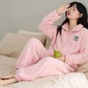 睡衣冬季男女情侣款2024珊瑚绒居家服加绒加厚可外穿套装情侣装 商品缩略图3