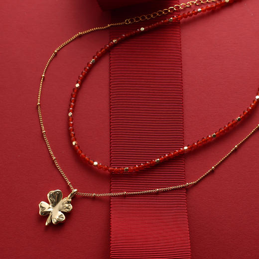 ARSIS丨 幸运符号系列 四叶草鸿运叠链 商品图9