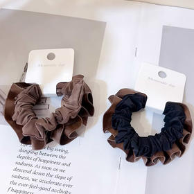 皮质木耳边超柔对装皮筋-纪念日百货门店同款168099518