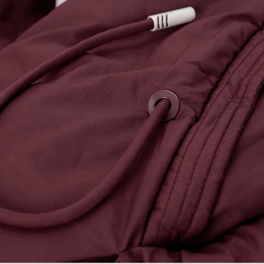 QR008斯尔丽25新款冬季连帽长款休闲面包服宽松加厚90绒时尚减龄羽绒服 商品图8