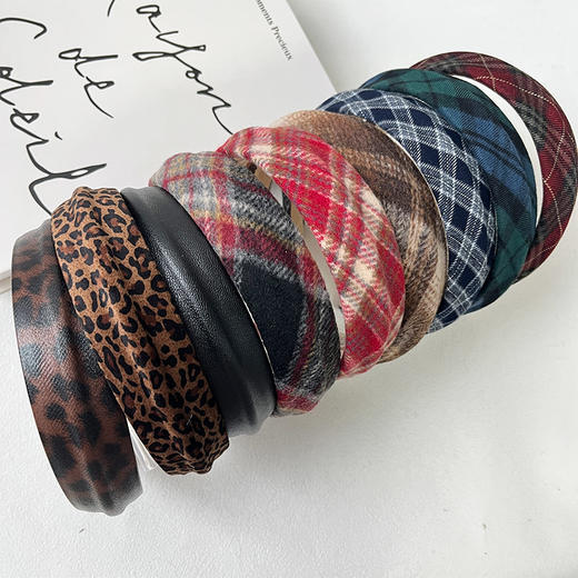 多彩潮流格子发箍发饰-纪念日百货门店同款167949912 商品图0