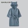三利毛巾跨境全棉毛巾料睡袍长袖带帽亲子浴衣睡衣[新款儿童浴袍] 商品缩略图2