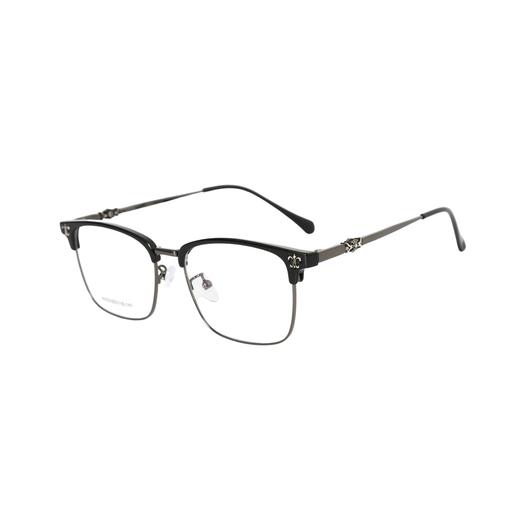 克罗心半框光学镜 暗黑美学的日常锋芒 商品图4