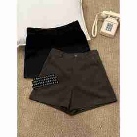 25AW上新 蕾蕾同款【遮胯绝了！】韩系后半截高腰显瘦A字短裤