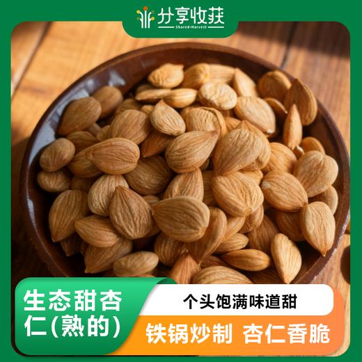 生态甜杏仁(熟的) | 个头饱满味道甜 ｜公平贸易｜ Fried sweet almond 商品图0