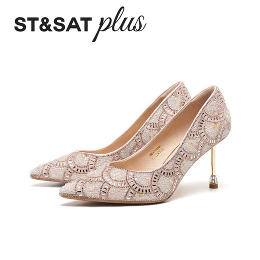 【星空系列】星期六26春新款闪闪满钻宴会细高跟SSE1111088 商品图8