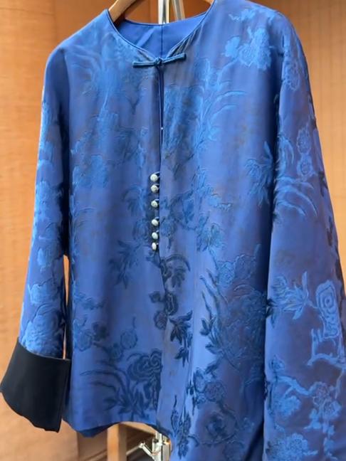 Famecoco范可儿秋冬款新中式短款上衣外套FAD6AB207 商品图0