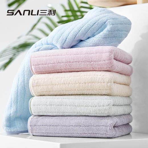 三利毛巾美容院毛巾加厚干发巾珊瑚绒毛巾洗脸擦头巾[新款] 商品图4