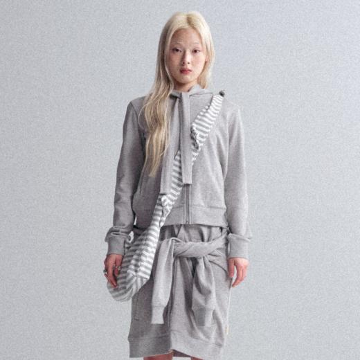 GOODBAI GOODEES 新款系带长袖卫衣夹克外套 商品图0