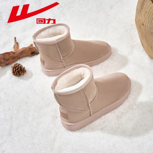 回力雪地靴女2025冬季新款厚底百搭短筒加厚加绒棉鞋保暖面包鞋子 商品图8