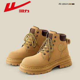 回力马丁靴女款英伦风秋季新款潮流时尚厚底百搭高帮短靴子大黄靴