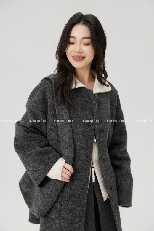 【门店同款】ENJOY冬季“暖冬知性”圆领款配包包大衣 168144112 商品图1