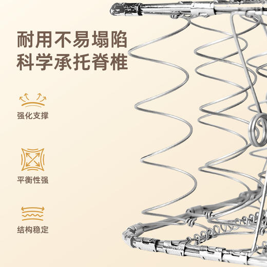 雅芳婷荣耀公爵乳胶防螨床垫家用卧室科学护脊连锁金刚弹簧床垫 商品图3