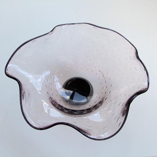 现代简约手工果盘组合摆件茶色气泡高端设计师客餐厅桌面收纳批发 商品图2