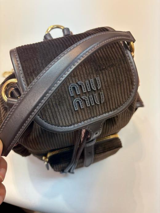 女款mini燈芯絨双肩背包ZO017 商品图1