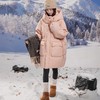2025新款加肥加大码羽绒服女200斤胖mm中长款孕妇宽松外套2403 商品缩略图3